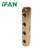 IFAN Hot Sale Underfloor Heating Manifold 2-6 Ways Manifold Specification image